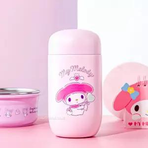 마이멜로디 페블 텀블러 200ml아동식기 유아 어린이물병 피규어 빨대물컵 휴대용보틀 캐릭터보 유보 유물