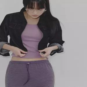 [모어렌] 루베드 논페이드 투웨이 크롭 자켓 [tjk0480]