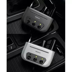 삼진 제노바 스위치 3구 + USB 소켓 - 실버멀티 차량용 자동차 용충전 시거잭