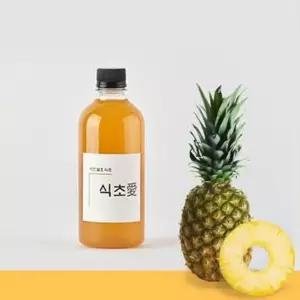 VDG 식초애 전통 자연 발효 파인플 비니거 500ml음료 과일