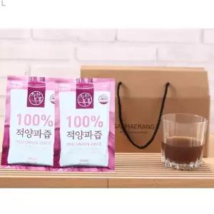 산해랑 프리미엄 적양파즙 100ml x 30포엑기스 액기스 적즙 양파