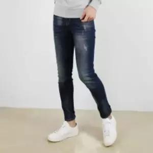 JMM 9986N 남자 기모 워싱 진청바지남성데님 남성청