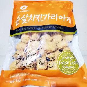 마니커 치킨가라아게 (1K)튀김 순살 닭고기 가공식품 냉동