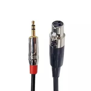 스테레오 3.5 to 미니 XLR 3핀 AKG 전용 헤드폰 헤드셋 케이블 1m SMC302AKG AUX 옥스 AKG음향 오디오 변환