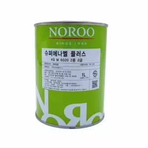 슈퍼에나멜 플러스 백색 1L 페인트 건물도외벽 페인트칠 아파트 외부 도장재 도료 시공