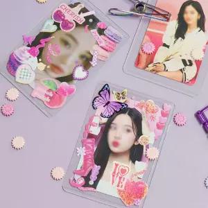 포카사진보관케이스 3인치 하드커버 홀더 바인더 포토 투명 꾸미기 카드포켓
