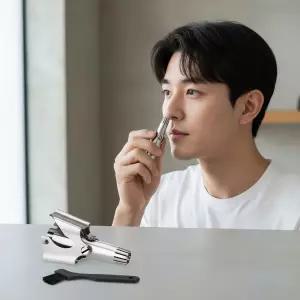 360도 회전식 코털정리기 반영구 수동 깎이 미니 제모기깎이 깎기 기계 깍는 가위 제거 깍이