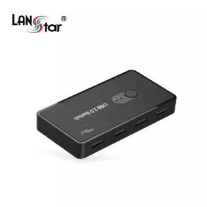 USB2.0 허브 4포트 투컴 선택기 30884네트워크공유 공유기 홈네트워크