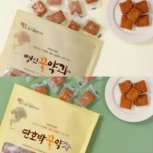 신궁전통한과 김규흔한과 패스츄리 꿀약과 500g + 단호박 꿀약과 500g