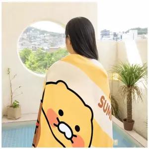 춘식이 비치타월 철푸덕 XL 수건 특대형타올 워터파크바스 바스 큰수건 빅사이즈 특대형 수영