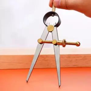 가죽공예 디바이스 컴퍼스 20cm 목공공구 원그리기측정기 그리기 DIY 도구 용품 그리는 제도용 제도기 목공