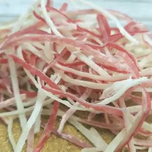 VGC 건맛살채 1Kg 건조게살요리 가공살 용살 업소용살 간편살 대용량살