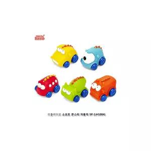 h30 리틀히어로 소프트 몬스터자동차5P(LH1004)캐릭터 몬스타세트 말랑 놀이