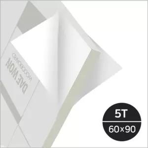 대원 폼보드(팝)양면접착5T 60X90백색 단면 꾸미기용 판넬 모형재료 인테리어