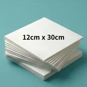 사각 종이호일 다용도 에어프라이어용 대용량 화이트 12cmx 30cm 600개쿠킹스페셜 기름 업소용 음식기름 생