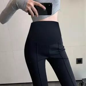 맘콩 바지임부복 임산부오피스 배편한레깅스 늘어나는 스판 임산부쫄 임부북