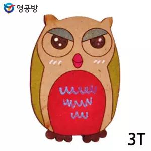 부엉이 3T 연결구멍 (없음X) (체험용 우드아트)방학숙제 목재모형 조립키트 완구