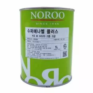 슈퍼에나멜 플러스 백색 1L 방부목페인트 외장용데크페인트 욕실 목재용 타일 유성 철재용 외장용