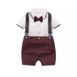 팜므 남아 아동 정장 여름 ？레드 데일리 정장세트설날