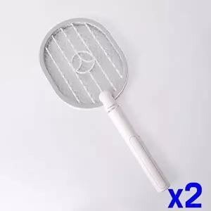 전기모기채 TBZ 잔류전기 없는 해충퇴치기 x2개 여름모기잡기 벌레