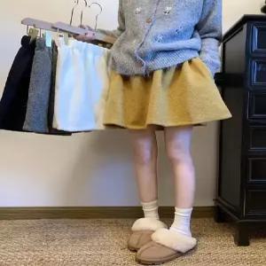 블랙팬서 치마 여자 슬림핏 도톰모직 워머 OPH1