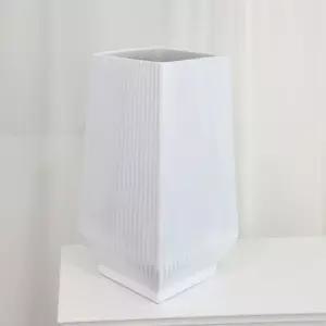 모던 수지 경량 마블 화분 16x37cm 에이바 화이트가정용 인테리어 인테리어용 용품 베란다 원예 홈가든 거