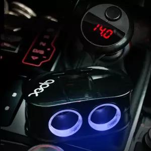 자동차 스위치 USB 2구소켓 배터리 전압감지 충전소켓 연장 시거잭 차량용 시거