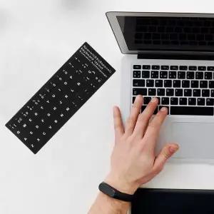 6pcs 방수 키보드 스티커 노트북 pc 컴퓨터 미적 보호 커버 교체 데칼