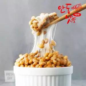 [하프클럽/프레시데이]국산콩 안동낫또 생청국장 백태 16개 (49.5g/개)