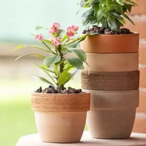 바소 20x17cm 특이한화분 빈한화분 빈화분 도기 도자기 분재용 미니 귀여운 미니꽃 심플한 깔끔한