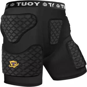 TUOY 청소년 패딩 압축 반바지 축구 거들 6패드 엉덩이 보호대