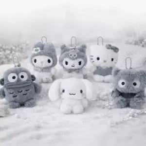 산리오 인형 가방고리 모노톤 6종 택1키링 꾸미기 키링 한교동 시나모롤링