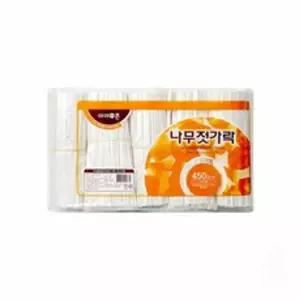 아이존 일회용 야외용 나무젓가락 비닐 업소용 450매 배달용품 포장원목저분 캠핑 대나무 위생 일회 식기