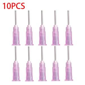 10Pcs 0.9mm Stainless Steel Dispensing Needles Tips Glue Syringe Universal Blunt For Gluing Filling