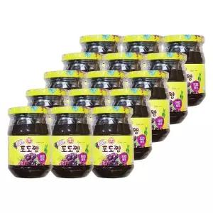 오뚜기 포도쨈 300g 15개 잼 토스트 식빵