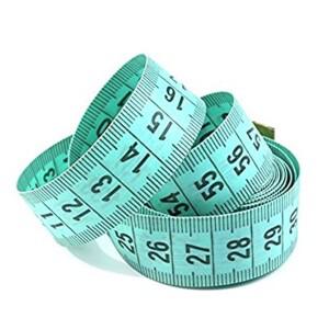 150cm60 신체 측정 눈금자 바느질 재단사 테이프 센티미터 미터 부드러운 무작위 색상