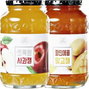 준몰 식빵 업소용 사과잼 파인애플 사과쨈 와플 파인애플망고 각1KG