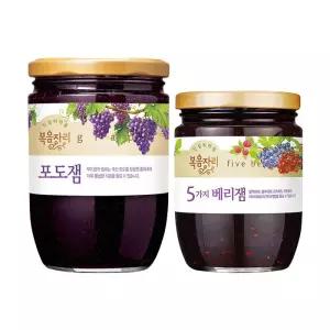 복음자리 포도잼 620g +5가지 베리잼 350g