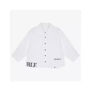 베스띠벨리 25 S/S 레터링 포켓 레이어드 블라우스 BKBAD2425 626659