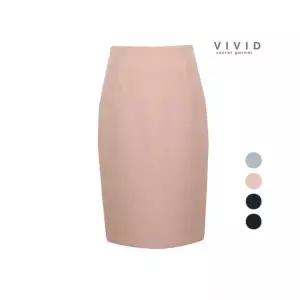 비비드시크릿가너 VIVID 여성 키비 솔리드 정장 스커트 664993