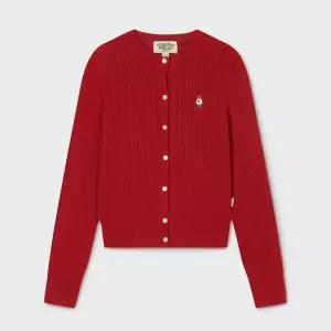 [후아유]여성 Steve High Gauge Cotton Cable Cardigan WHCKG2325F 688161