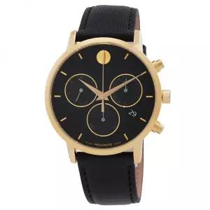 Movado 모바도 뮤지엄 클래식 쿼츠 블랙 다이얼 남성용 시계