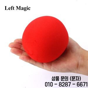 1Pcs 빅 레드 매직 스폰지 볼 (직경 10cm) 트릭 소프트 우수한 탄력성 클래식 스트리트 클로즈업