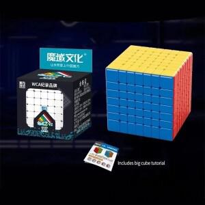 MOYU 7X7 MeiLong V2 마그네틱 매직 스피드 큐브 스티커없는 전문 Fidget Toys Cubo Magico