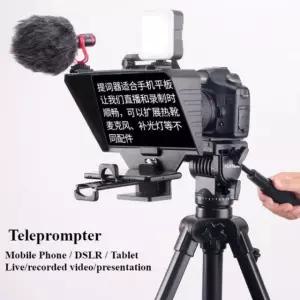 프롬프터 텔레프롬프터 DSLR 카메라 휴대폰 스마트폰 비디오 노트북 녹화 태블릿 Only Teleprompter