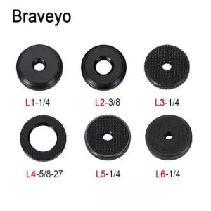 프롬프터 14 38 너트 카메라 촬영 삼각대 나사 DSLR 셀카 사진 인치 58 스틱 L5 1PC