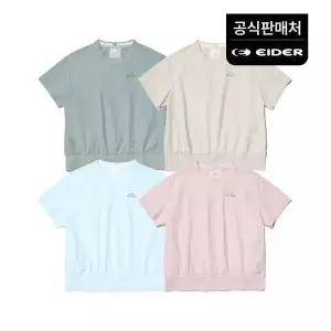 [아이더]여성 ON THE ROCK 온더락 우븐 반팔라운드 티셔츠 DWM24216 749173