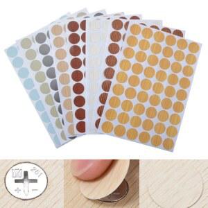 PVC몰딩 PVC 접착 필름 수리 54 시트 목재 네일 나사 21MM 스티커 가구 공예 커버