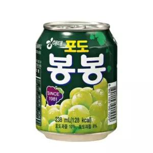 해태 포도 봉봉 238ml (뚱캔) 72캔