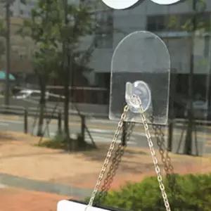 아무데나 KEI839X1 잘붙는 타원 투명 매직행거 5개행거 옷걸이 부착행거 벽걸이 부착고리
